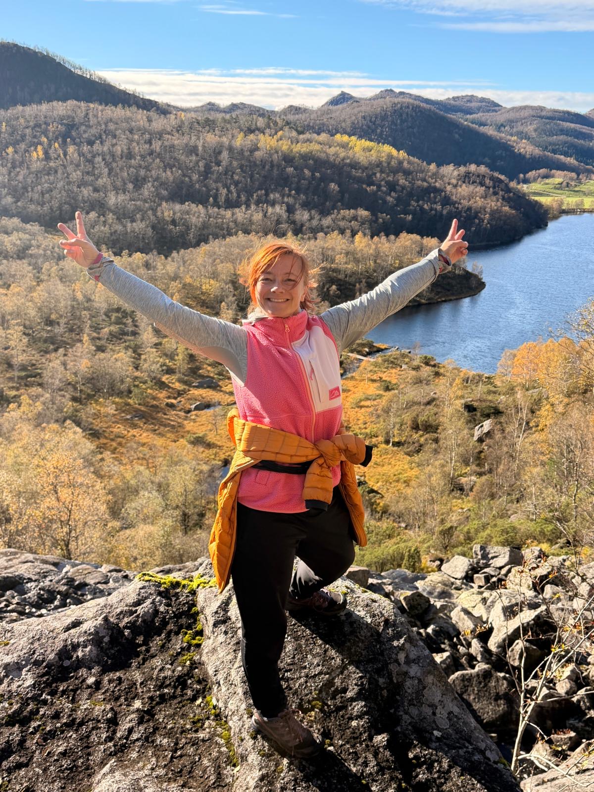 Jasmin in der norwegischen Natur
